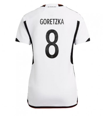 Tyskland Leon Goretzka #8 Hjemmedrakt Kvinner VM 2022 Kortermet